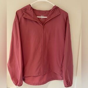 UNIQLO Pocketable UV Protection Parka - Dark Pink - XS